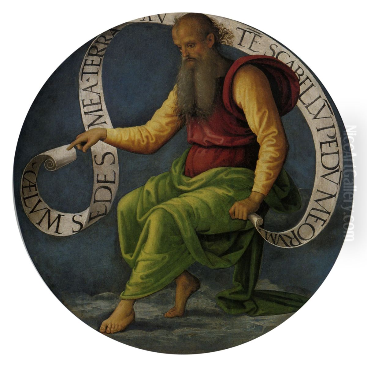 Le Prophete Isaie Oil Painting by Pietro Vannucci Perugino