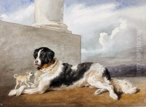 Sultan and Rosette - the dogs of the Czartoryskis.
