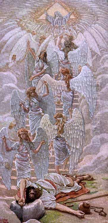 Jacob's Dream Oil Painting by James Jacques Joseph Tissot