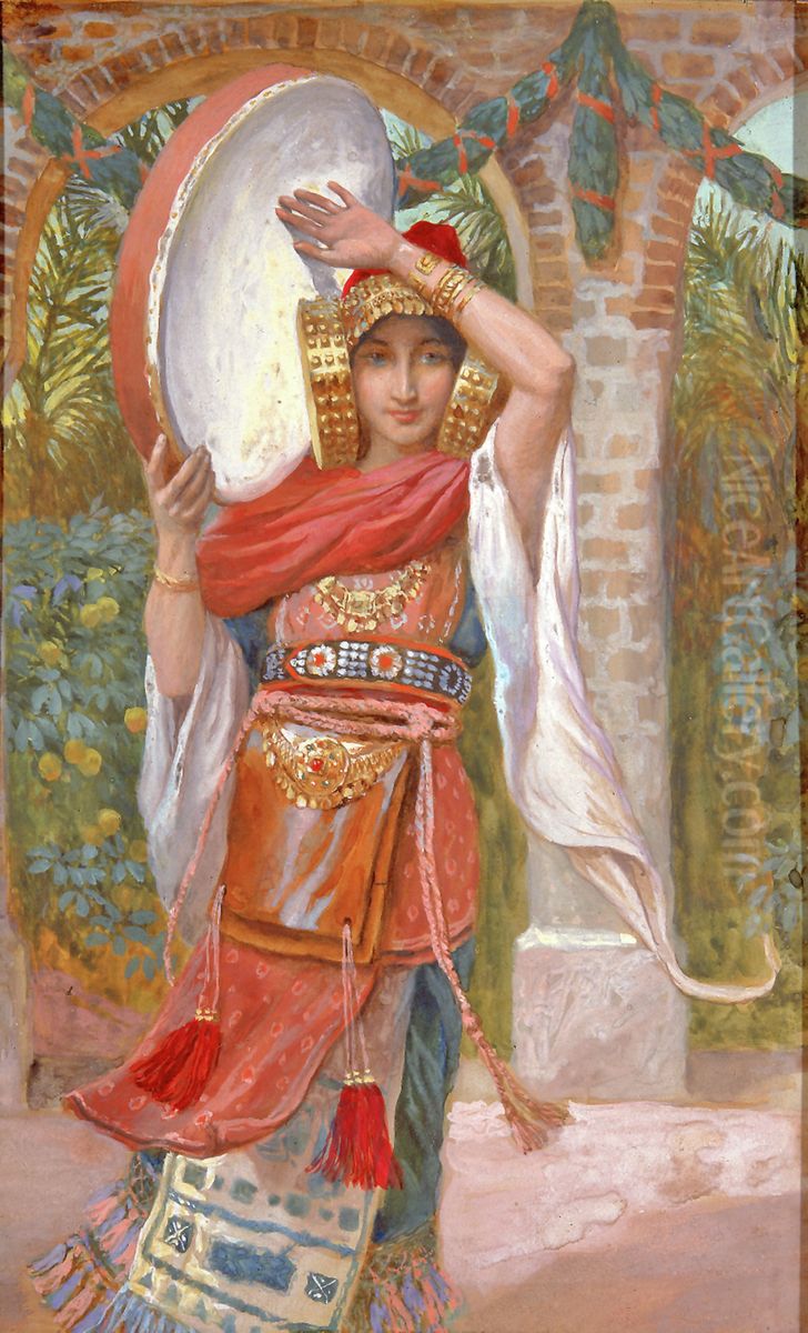 Jephthah's Daughter Oil Painting by James Jacques Joseph Tissot