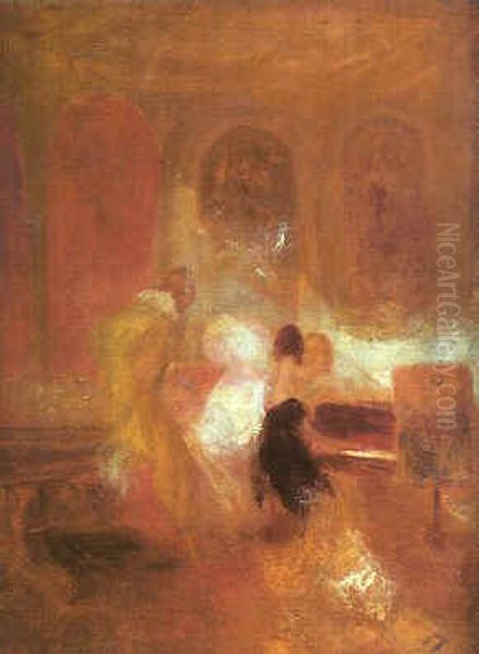 Music Party Perworth Oil Painting by J. M. W. Turner