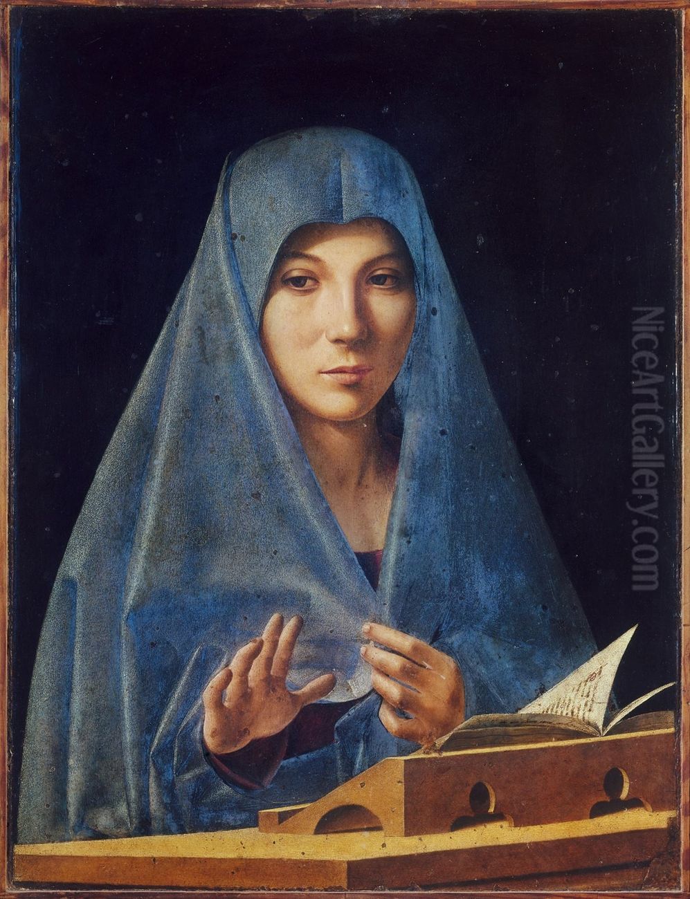 The annunciation Oil Painting by Antonello da Messina