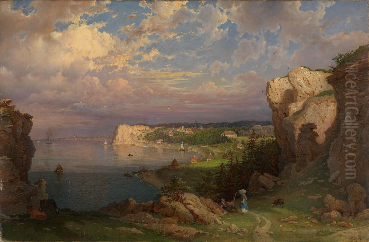 Painting Oil Painting by Johan Kristian Berger