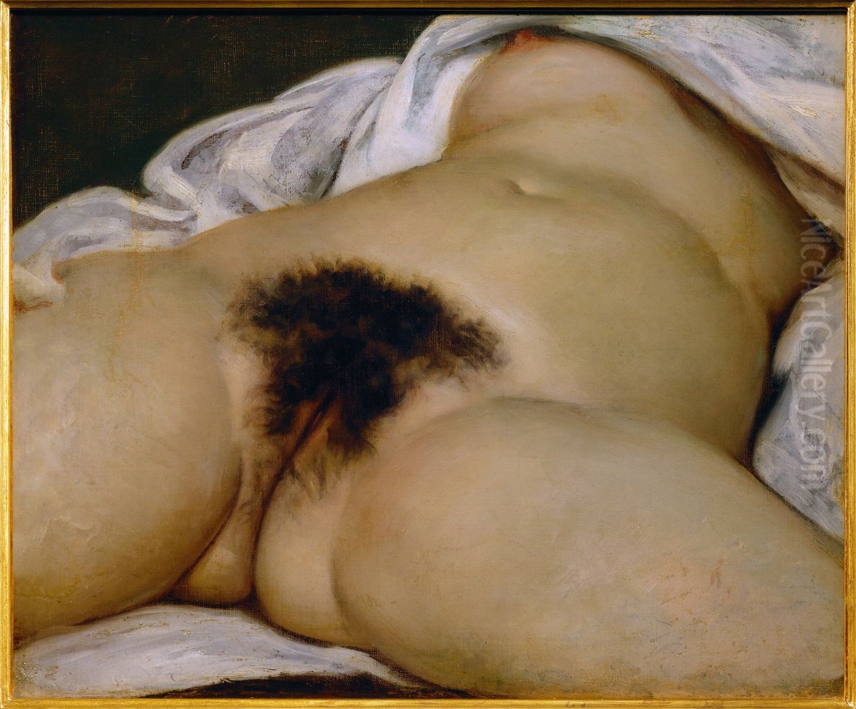 L'Origine du monde Oil Painting by Gustave Courbet