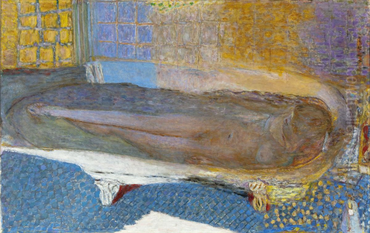 Nu dans le bain Oil Painting by Pierre Bonnard