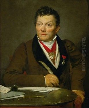 Portrait d'Alexandre Lenoir Oil Painting by Jacques-Louis David