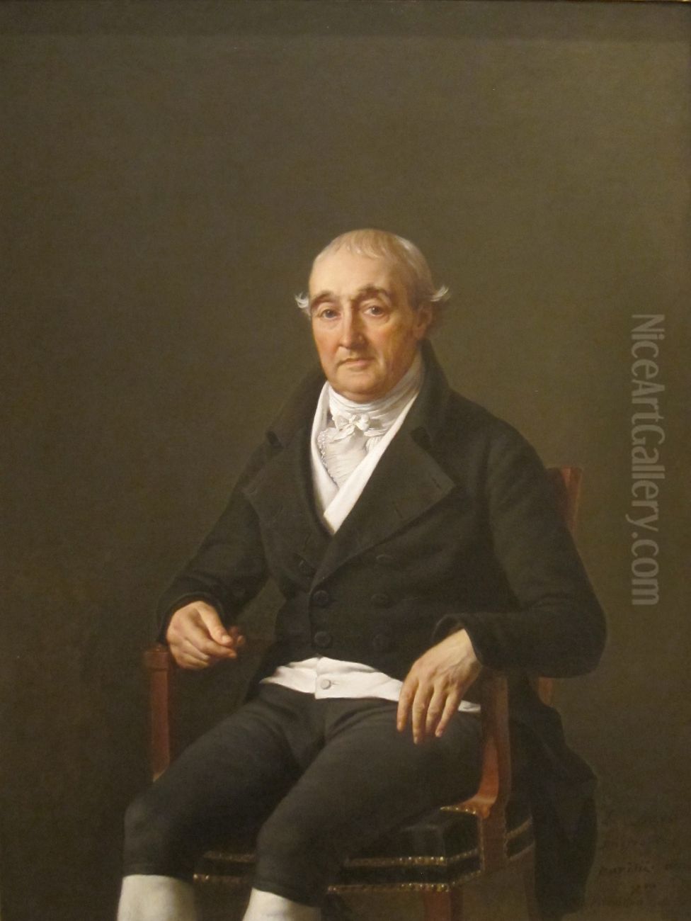 Portrait of Cooper Penrose Oil Painting by Jacques-Louis David