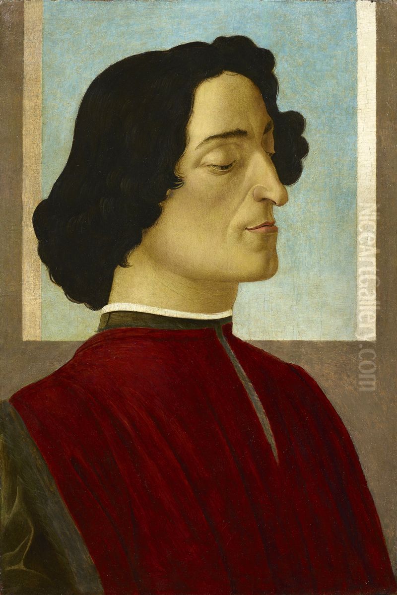 Ritratto di Giuliano de' Medici Oil Painting by Sandro Botticelli