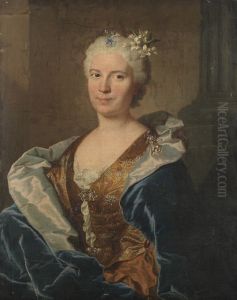 Portrait de Madame Grimaudet, neeMarie-Catherine-Genevieve Boucher(vers 1715 - apres 1780)