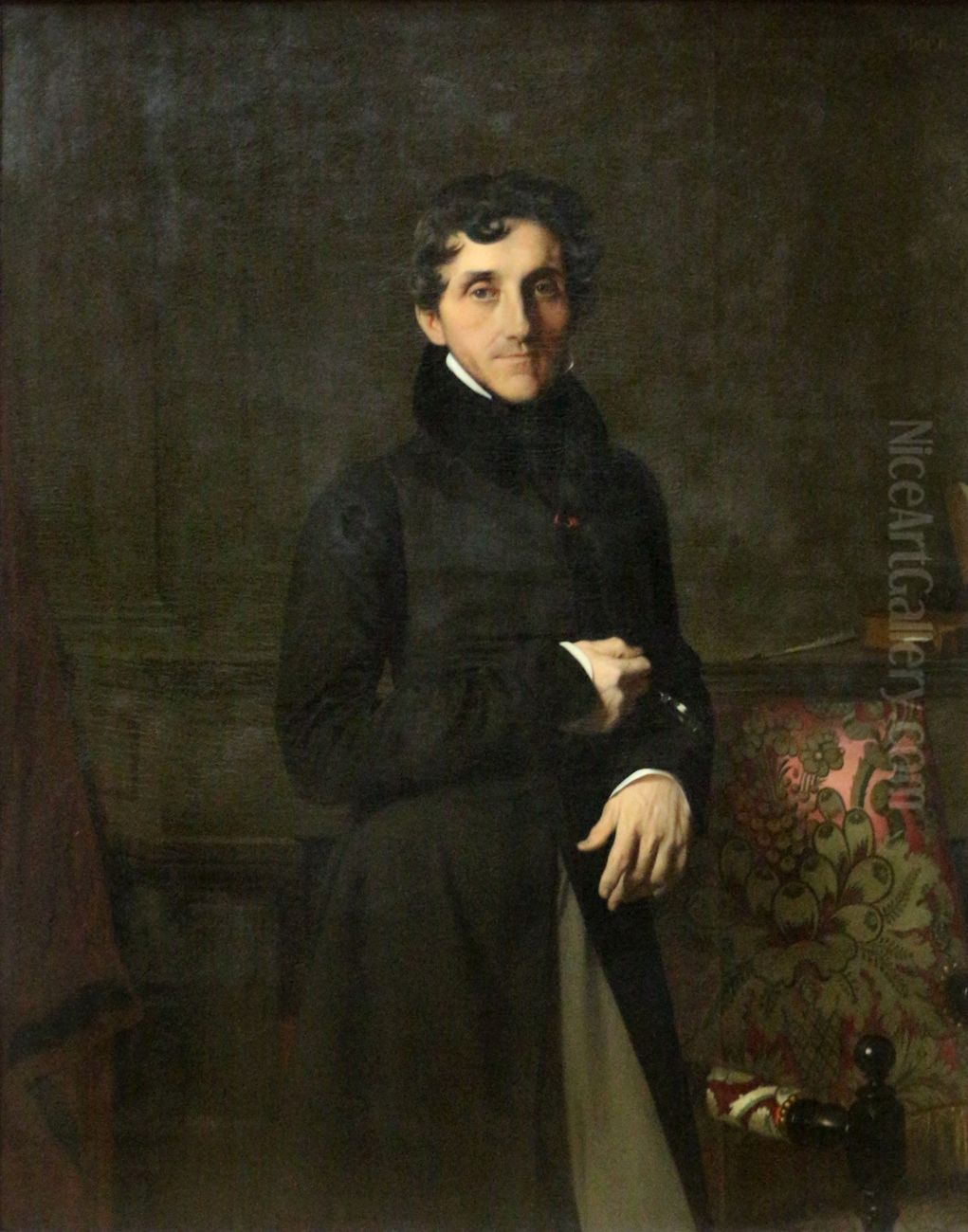 Portrait du comte Mathieu-Louis Mole (1781-1855) Oil Painting by Jean Auguste Dominique Ingres