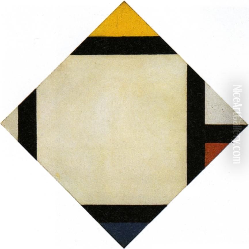 Composition. Oil Painting by Theo van Doesburg