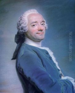 Self-portrait with frill, circa 1750