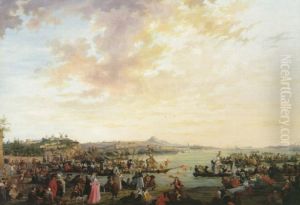 Joute et fete sur l'eau