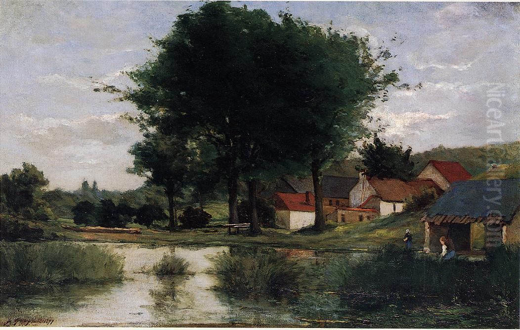 Autumn Landscape Oil Painting by Paul Gauguin