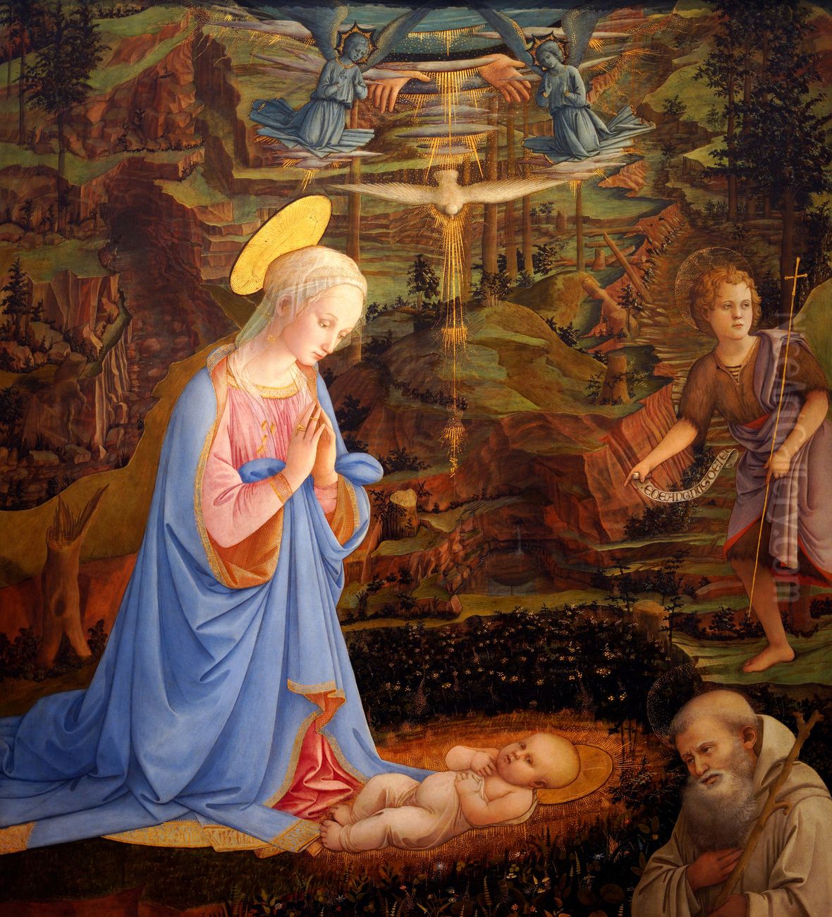 Adoration of Camaldoli Oil Painting by Filippo Lippi