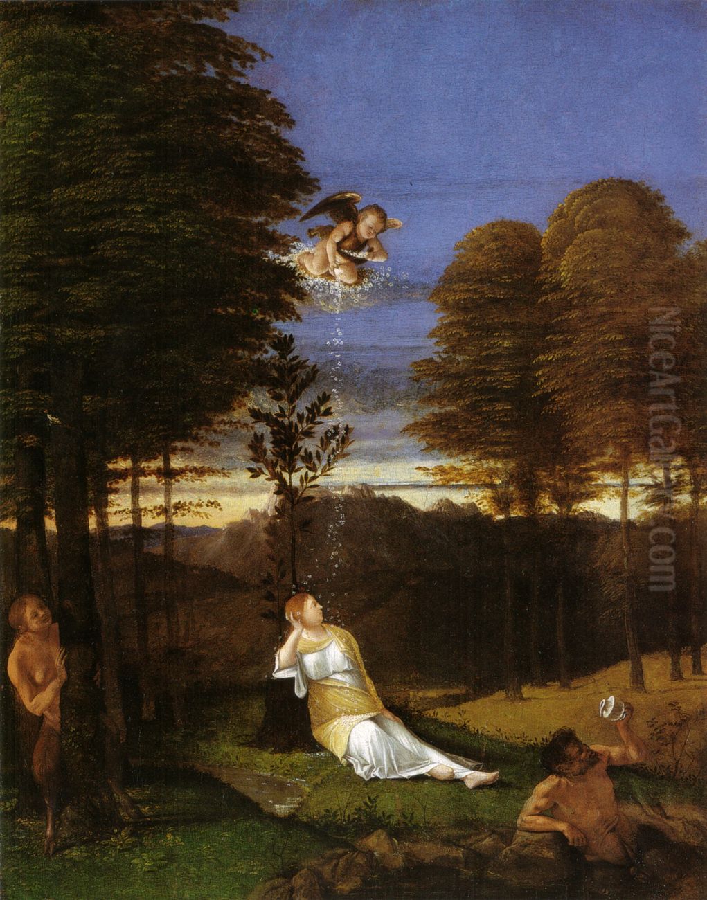 Allegory of Chastity Oil Painting by Lorenzo Lotto