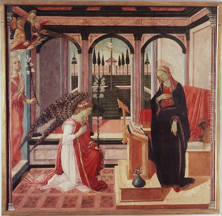The Annunciation Oil Painting by Filippino Lippi