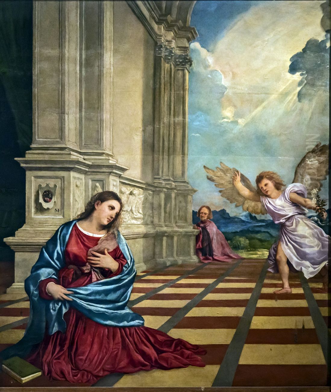 Malchiostro Annunciation Oil Painting by Titian