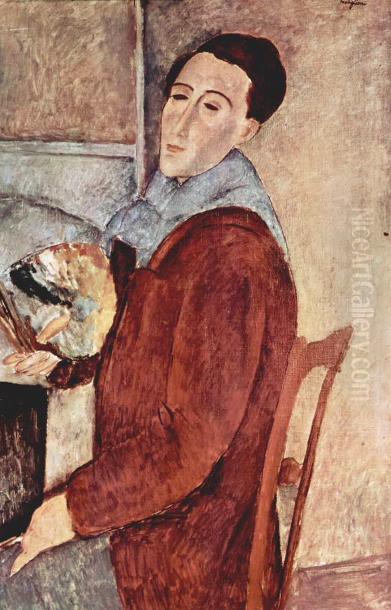 Self-portrait Oil Painting by Amedeo Modigliani