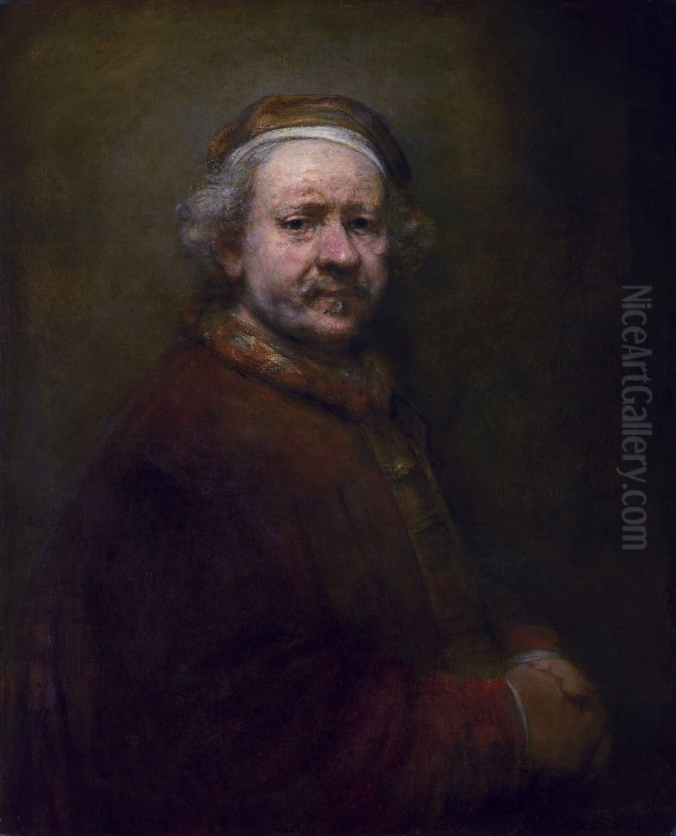 Self-portrait Oil Painting by Rembrandt