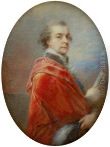 Miniature of Michal Jerzy Wandalin Mniszech.