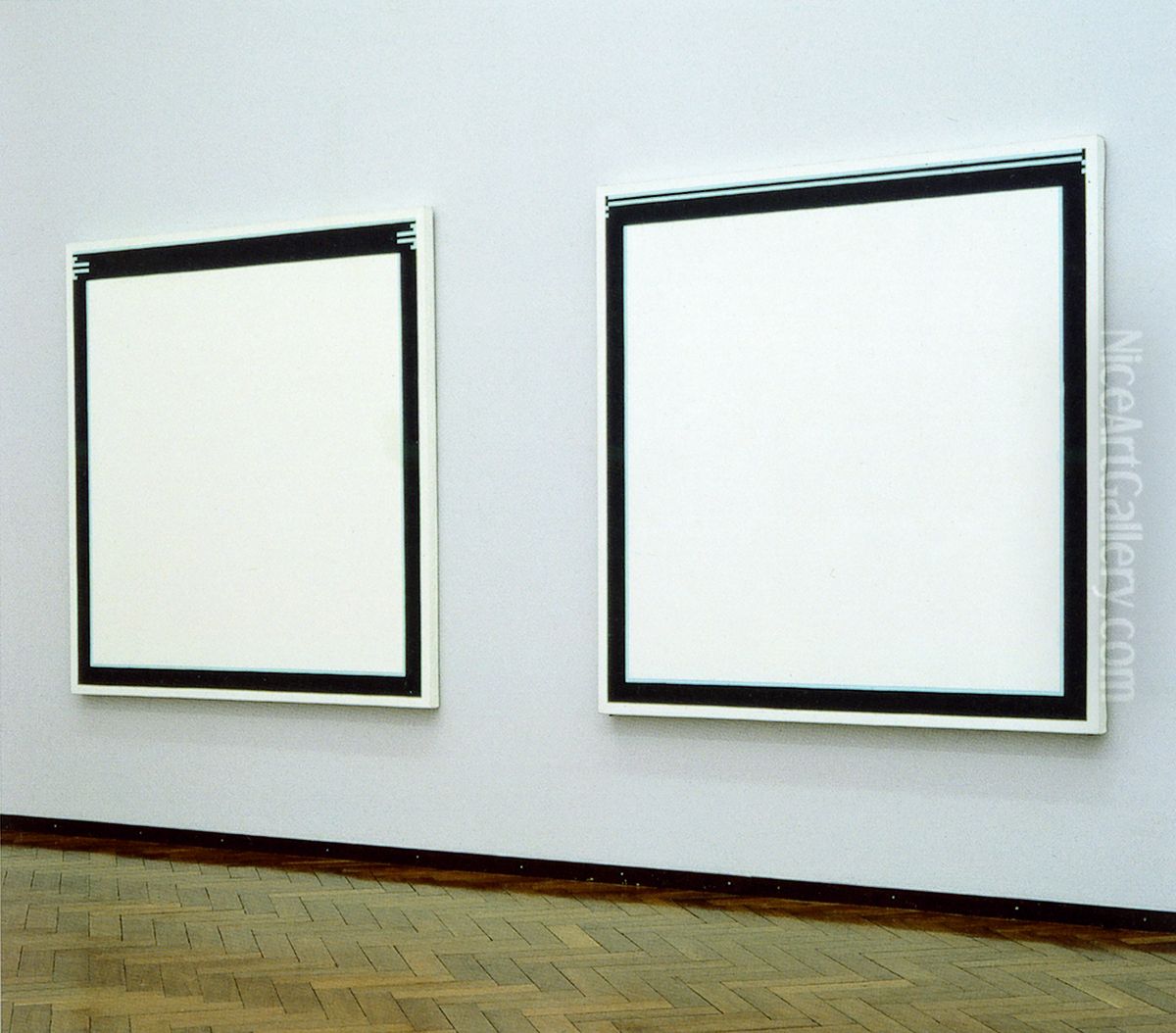 Korean; Left: Korean Oil Painting by Jo Baer