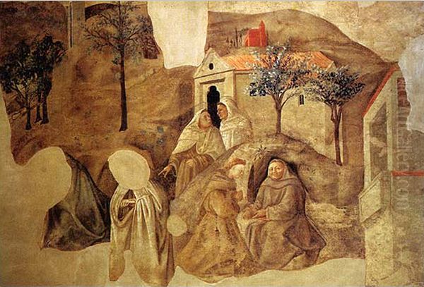 Conferimento della regola del Carmelo Oil Painting by Filippo Lippi
