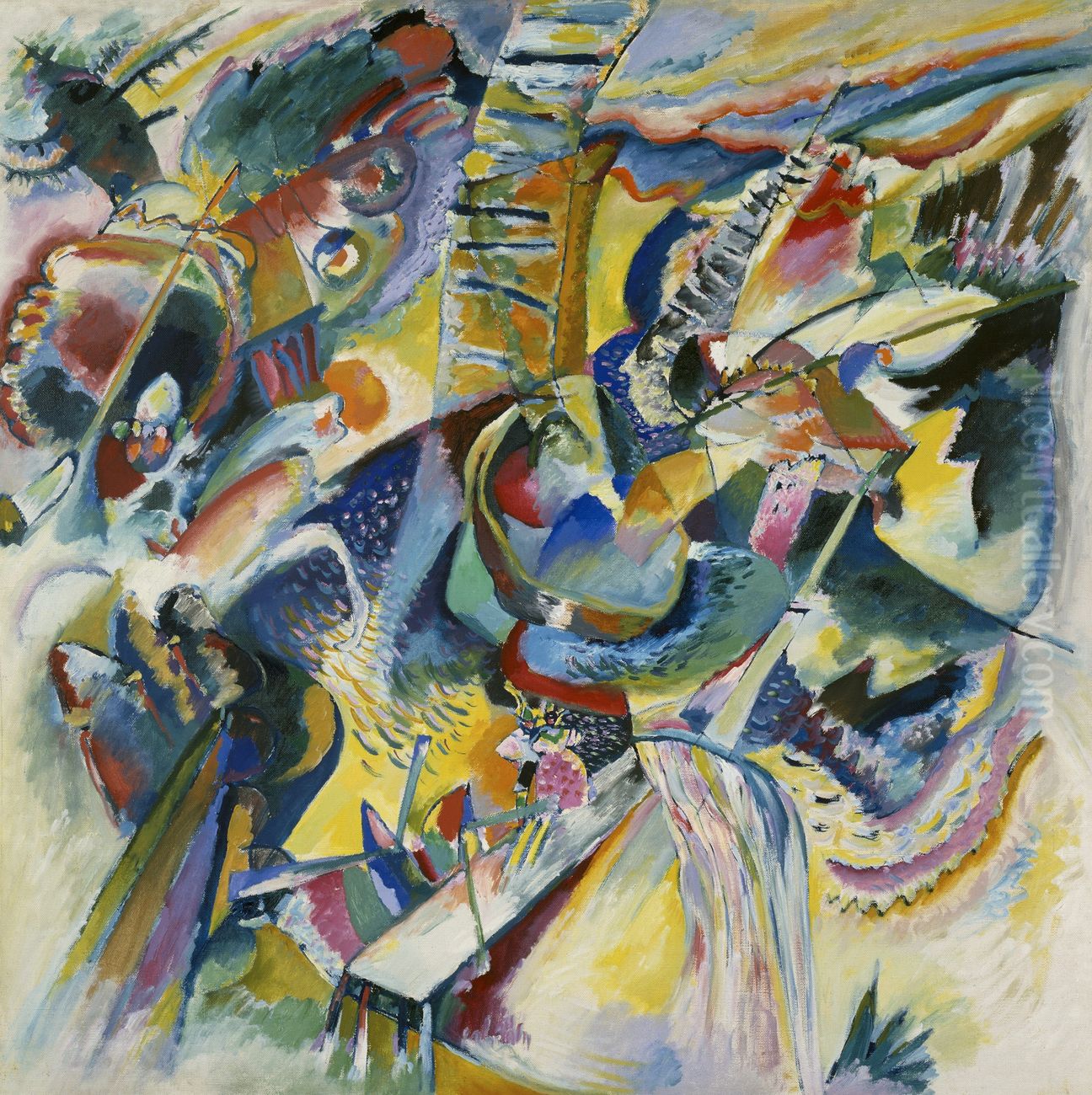 Improvisation Klamm Oil Painting by Wassily Kandinsky