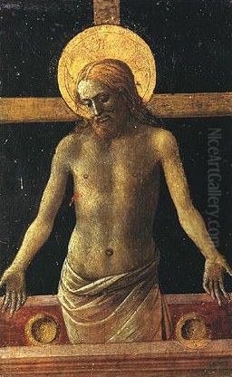 Christ on the Cross Oil Painting by Filippo Lippi