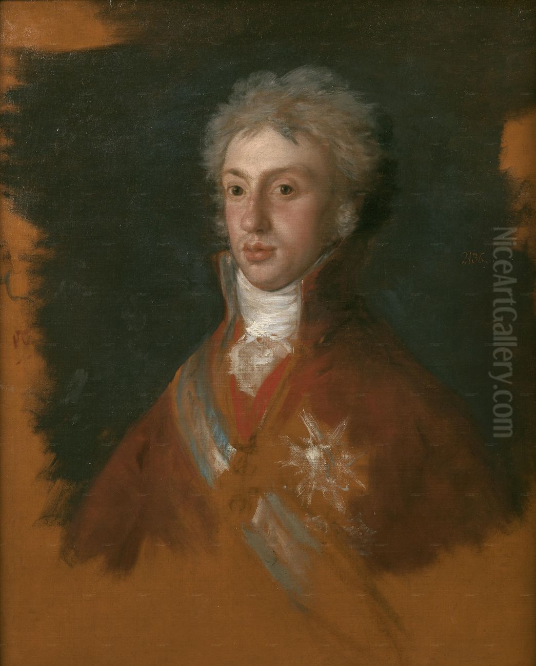 Portrait of Luis de Etruria (1773-1803) Oil Painting by Francisco Goya Fuendetodos