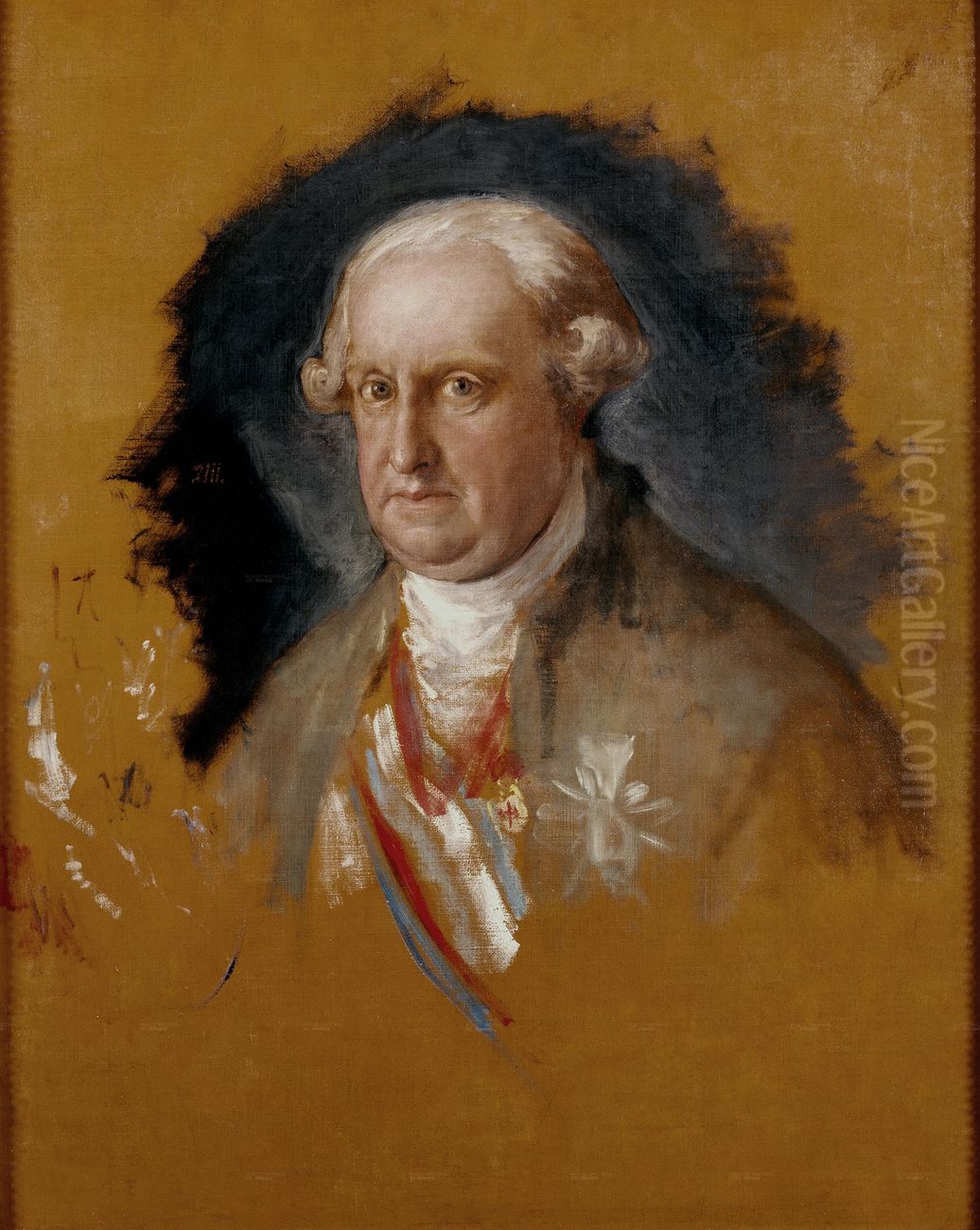 El infante Antonio Pascual, boceto preparatorio paraLa familia de Carlos IV Oil Painting by Francisco Goya Fuendetodos