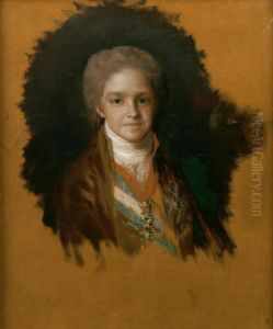 El infante Carlos Maria Isidro, boceto preparatorio paraLa familia de Carlos IV