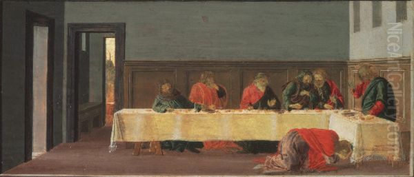 The Feast in the House of Simon Oil Painting by Sandro Botticelli