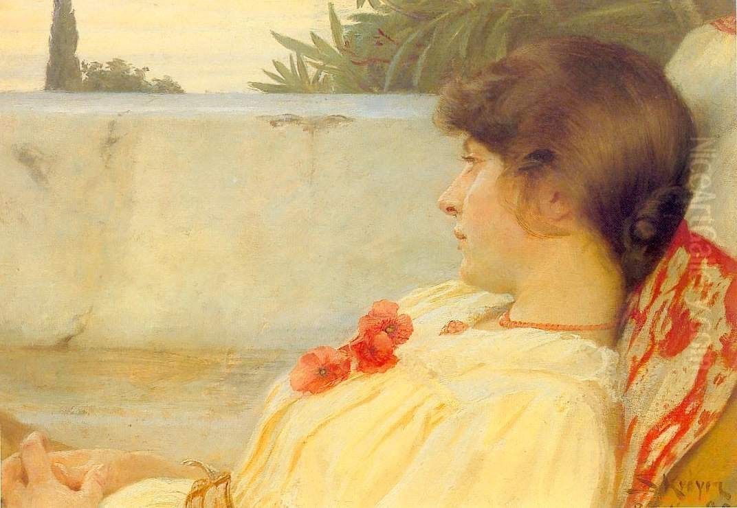 Marie in Ravello Oil Painting by Peder Severin Kroyer
