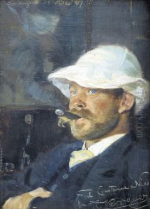 Portraet af maleren Thorvald Niss