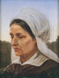 Study of a Woman from Arildslage in Sweden in Festive Dress
