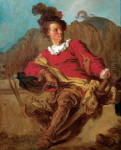 Jean-Claude Richard, l'abbe de Saint-Non, vestit a l'espanyola