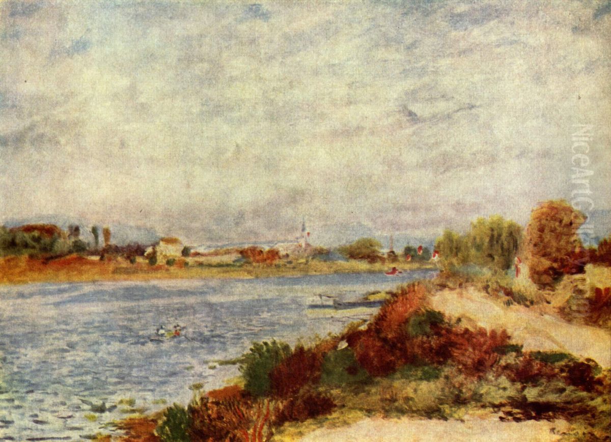 Seine bei Argenteuil Oil Painting by Pierre Auguste Renoir