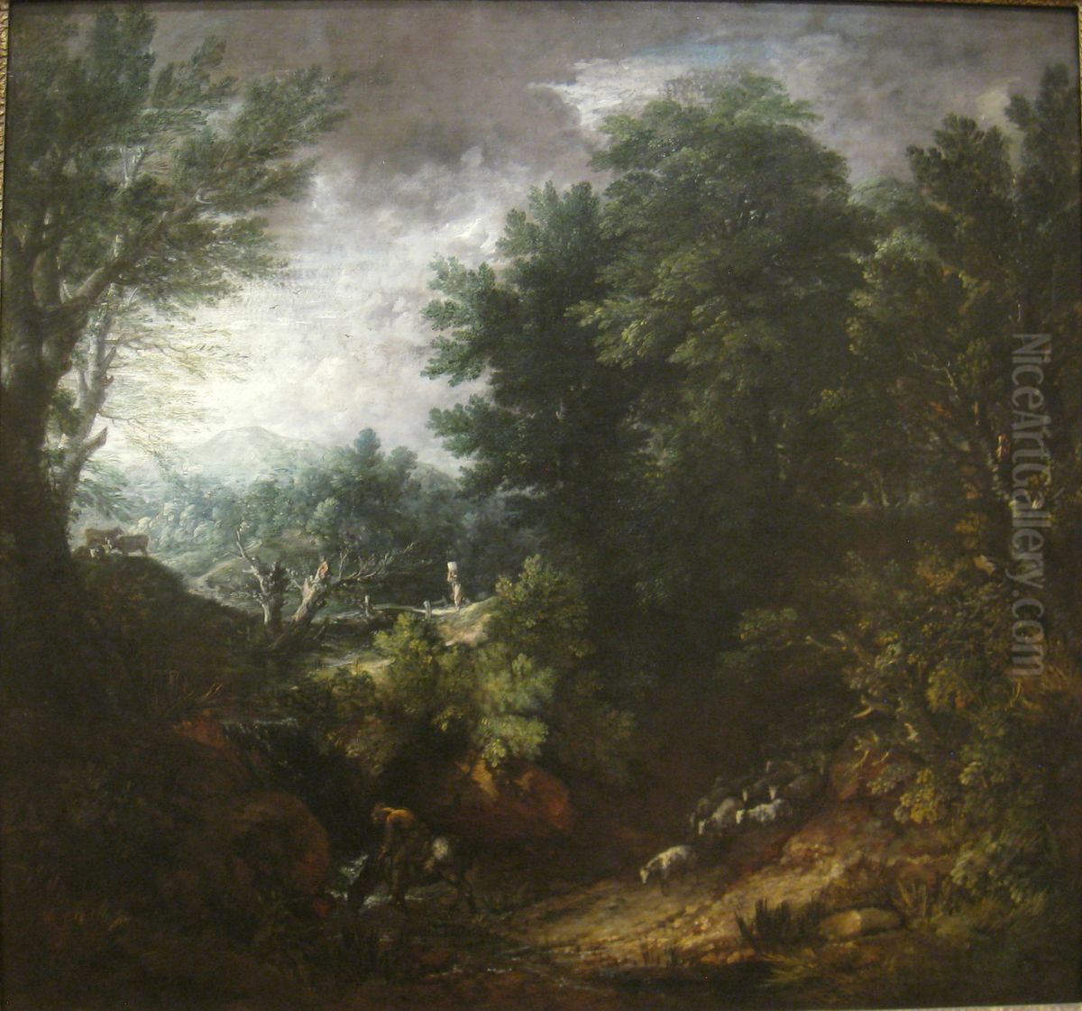 A Grand Landscape Oil Painting by Thomas Gainsborough