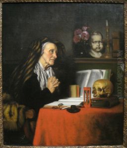 An Old Woman Praying