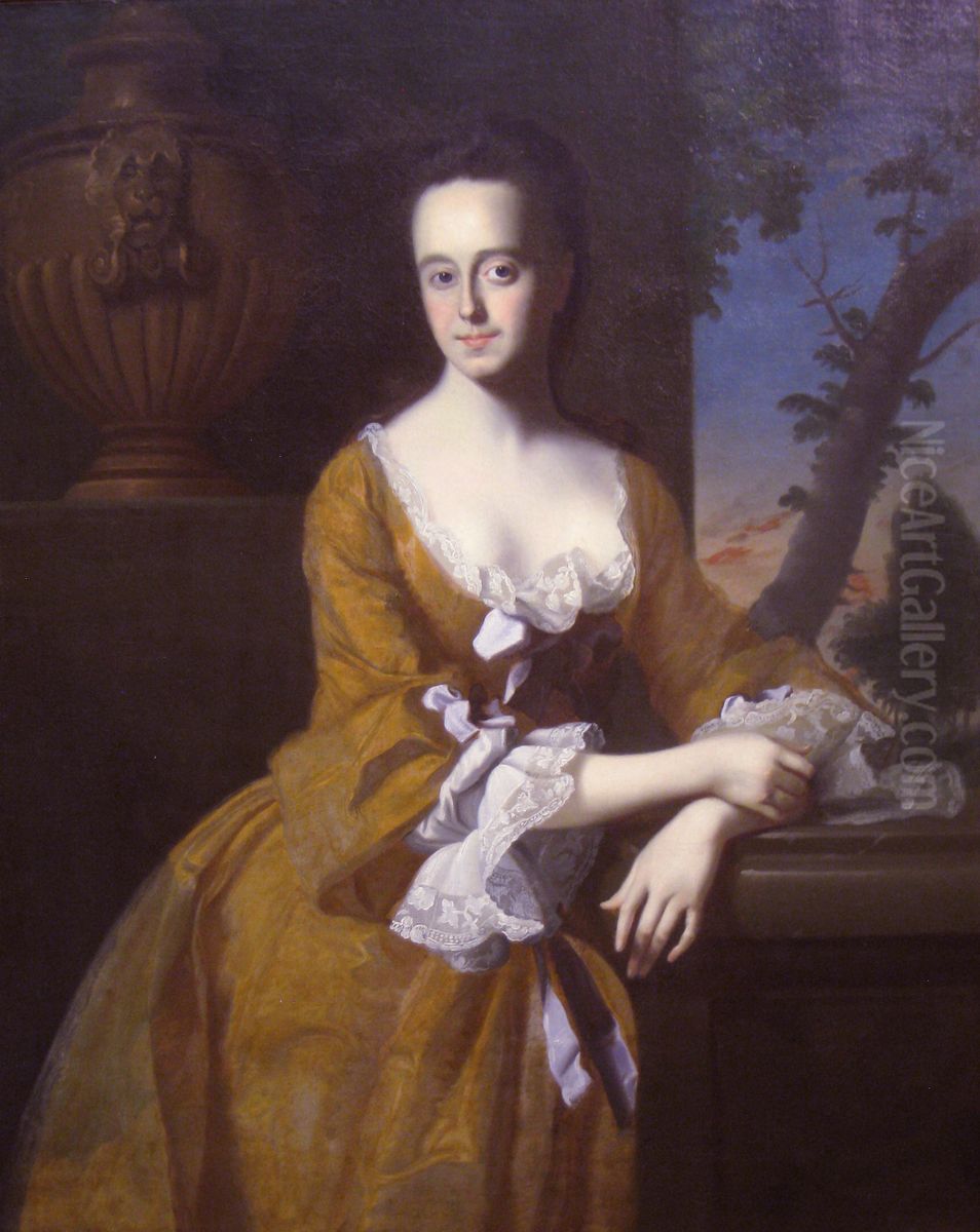 Portrait of Lucretia Chandler, Mrs. John Murray Oil Painting by John Singleton Copley