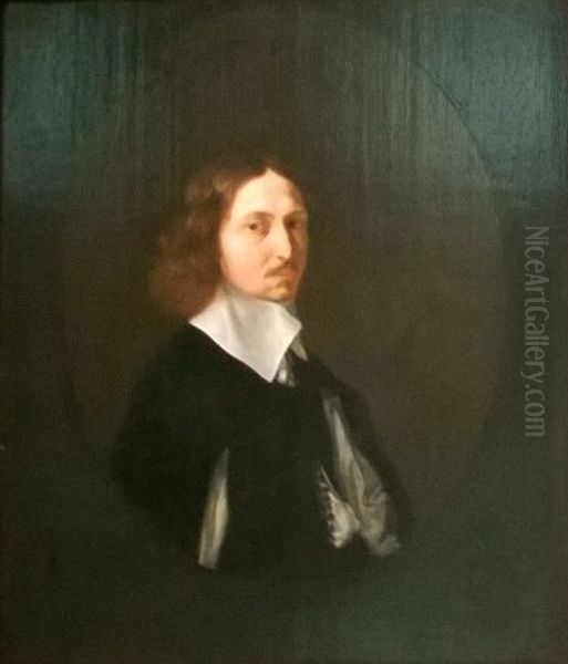 Portrait of a man, half-length Oil Painting by Emanuel de Witte