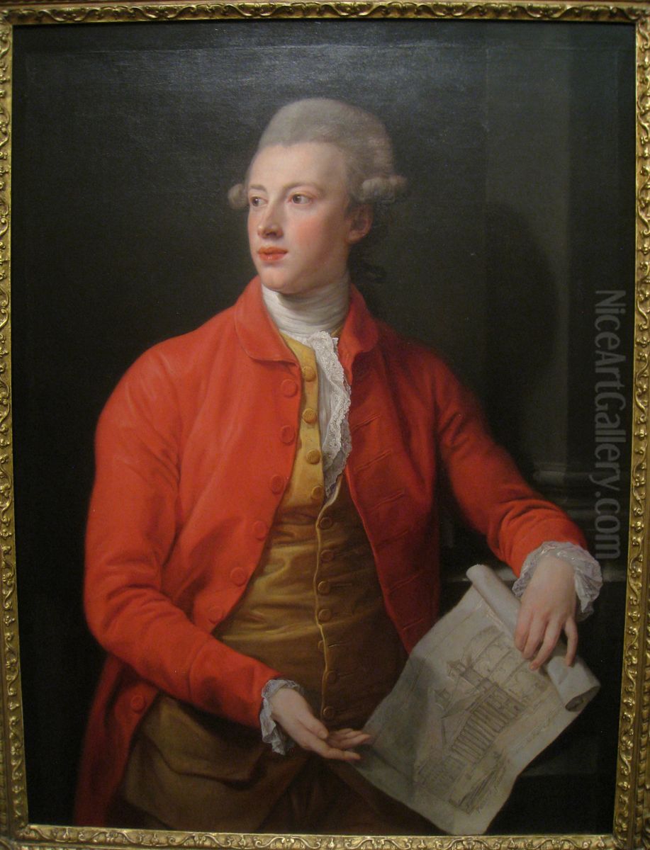 Portrait of John Corbet of Sundorne Castle, Shrewsbury Oil Painting by Pompeo Batoni