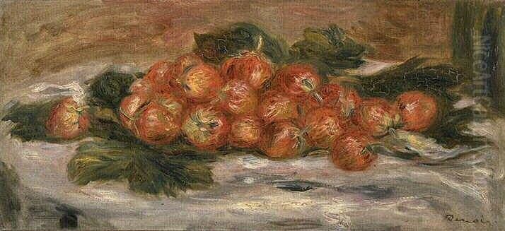 Les Fraises Oil Painting by Pierre Auguste Renoir