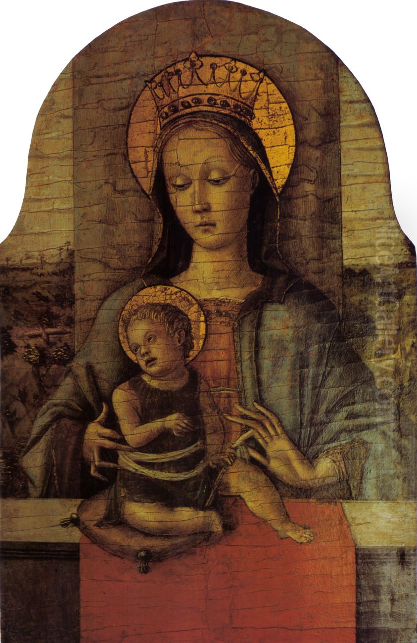 Madonna col Bambino Oil Painting by Carlo Crivelli