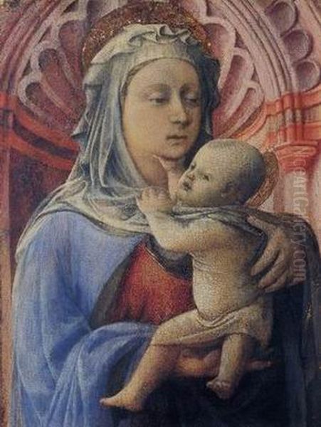 Madonna with child Oil Painting by Filippo Lippi