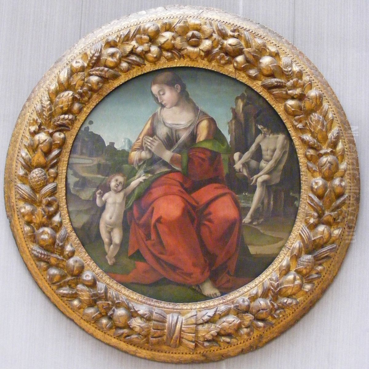 Maria mit dem Kinde Oil Painting by Luca Signorelli