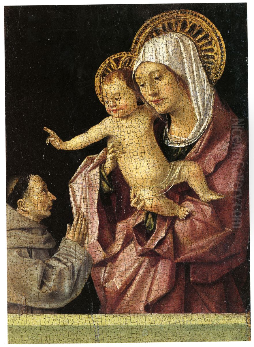 Madonna and Child Oil Painting by Antonello da Messina