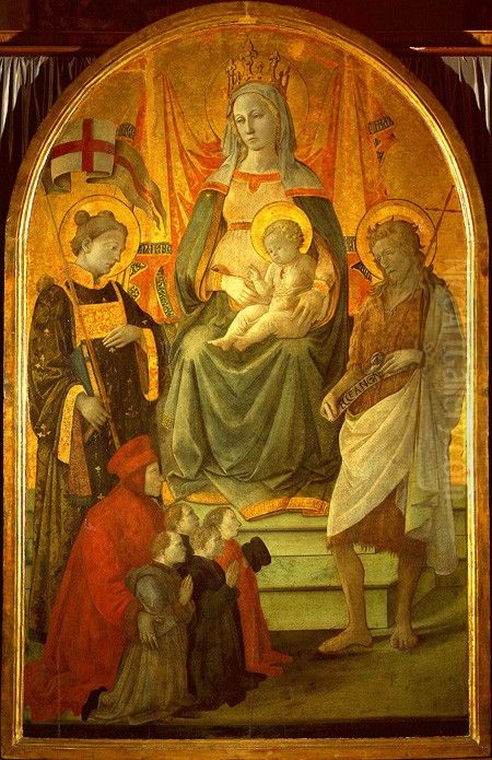 Madonna del Ceppo Oil Painting by Filippo Lippi