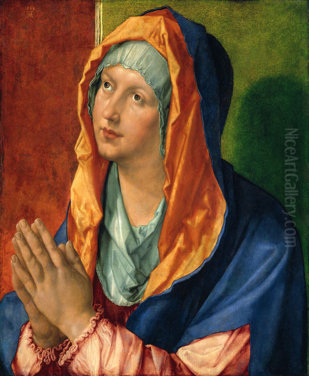 Betende Maria Oil Painting by Albrecht Durer